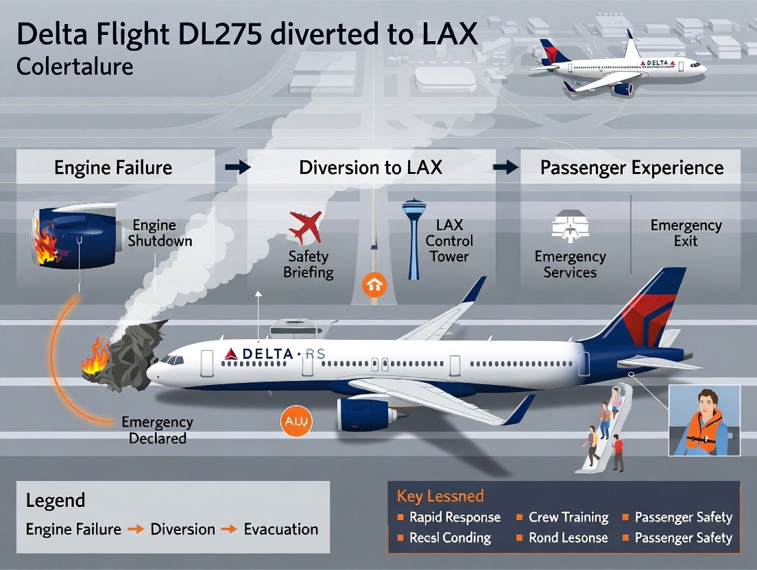 Delta Flight DL275 Diverted Lax