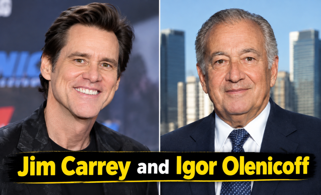 Jim Carrey and Igor Olenicoff